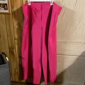 Lane Bryant Pink Wide Leg Pants